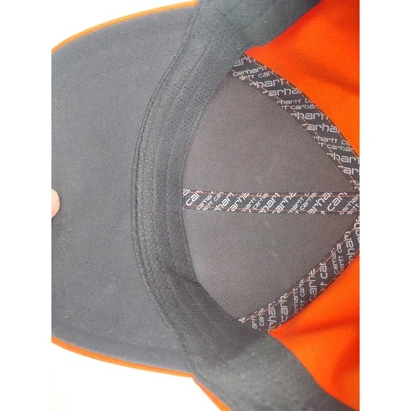 Hard To Find Colorway CARHARTT Orange Quick Duck Adjustable Hat NWOT - Picture 8 of 9